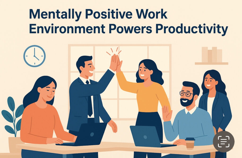 Prioritize mental positive work environments to power productivity